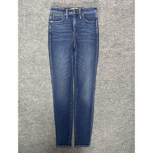 Madewell Womens 10" High-Rise Skinny Jeans Size 25 Stretch Denim Blue